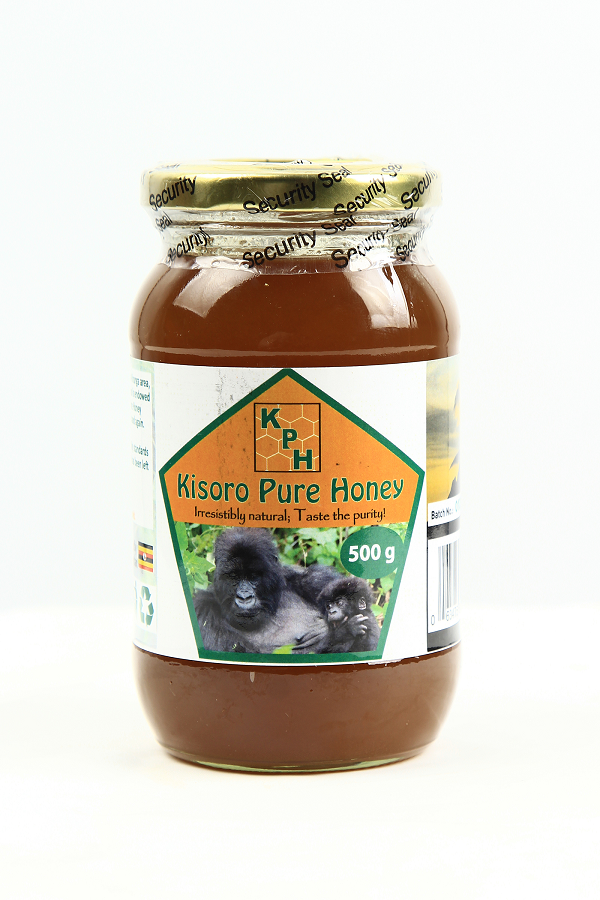 Kisoro Pure Honey 500g glass jar